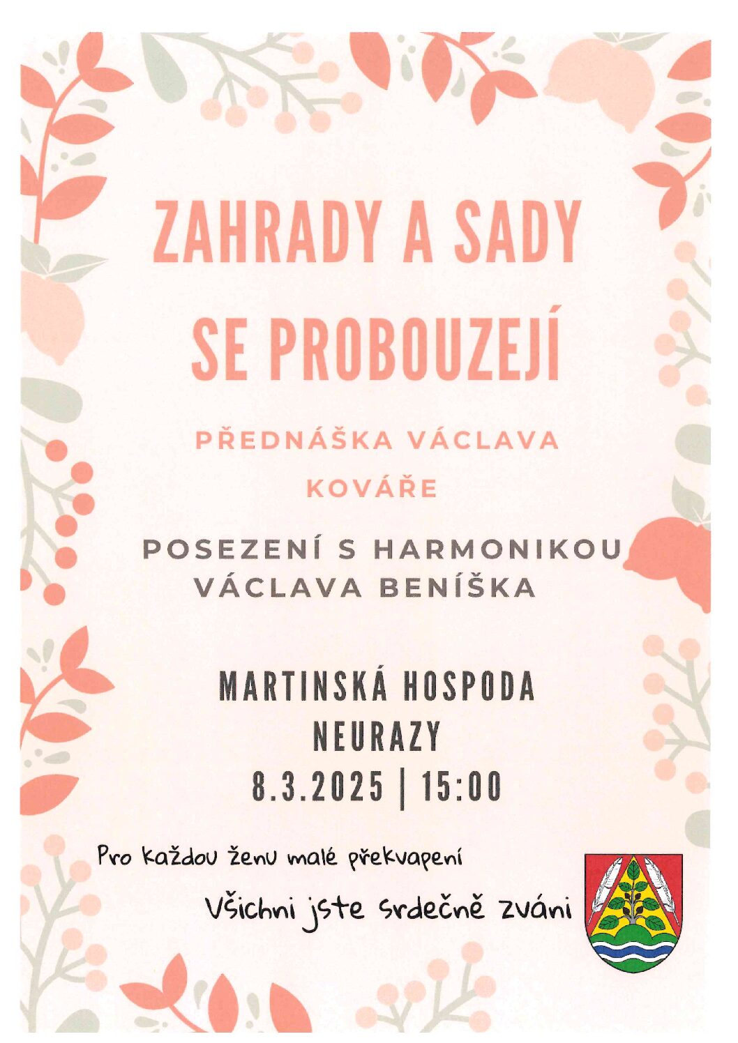 Přednáška a posezení